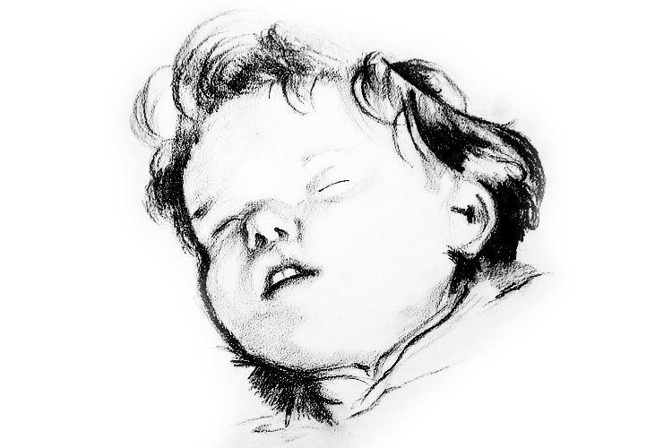 Sleeping baby by Sharif Mohammadi
