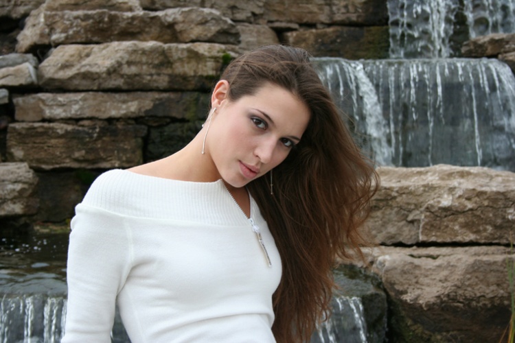 Alison by the falls