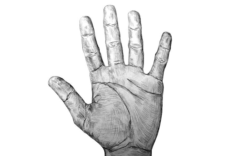 Hand drawing by Sharif Mohammadi