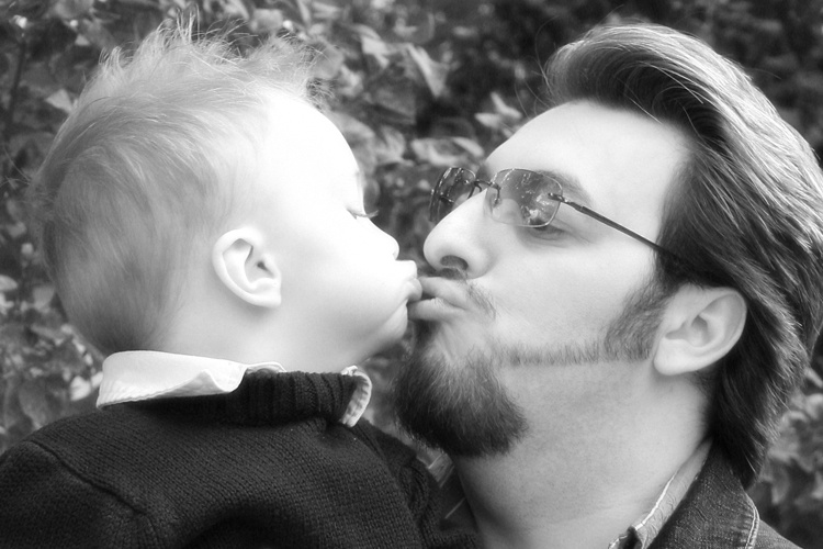 Father and son by Sharif Mohammadi